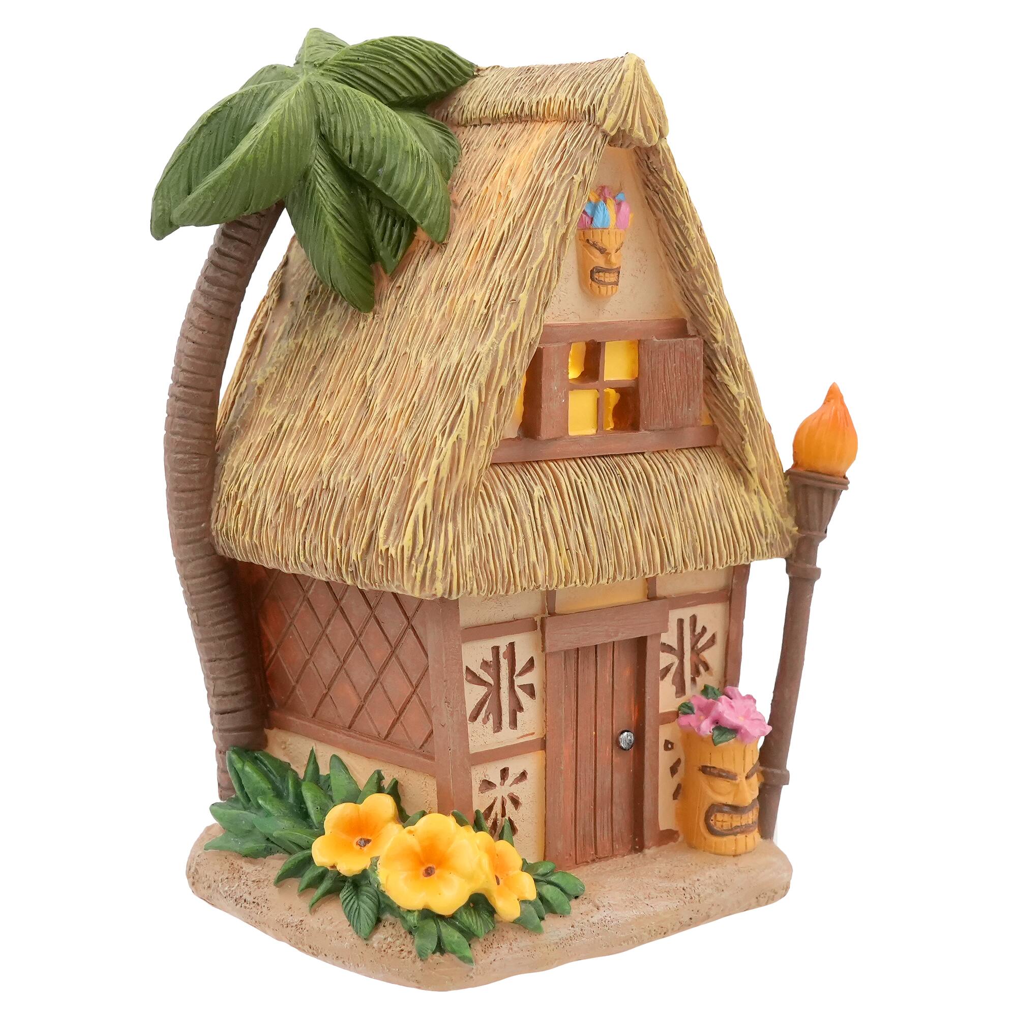 Mini LED Tiki Flame Hut Decoration by Ashland®